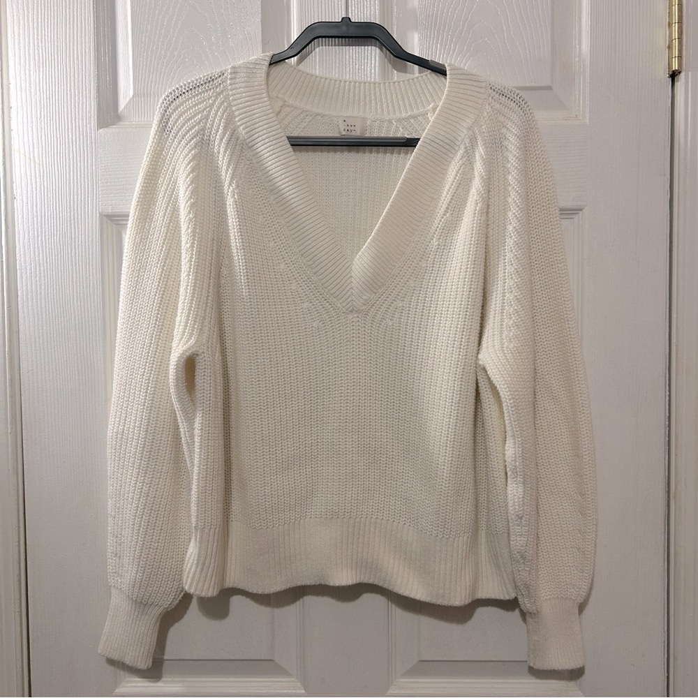 A New Day Women's Sweater V Neck XL Fall Winter